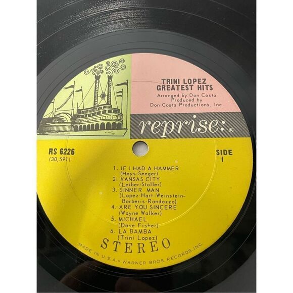 Trini Lopez greatest hits vinyl records - Picture 10 of 10